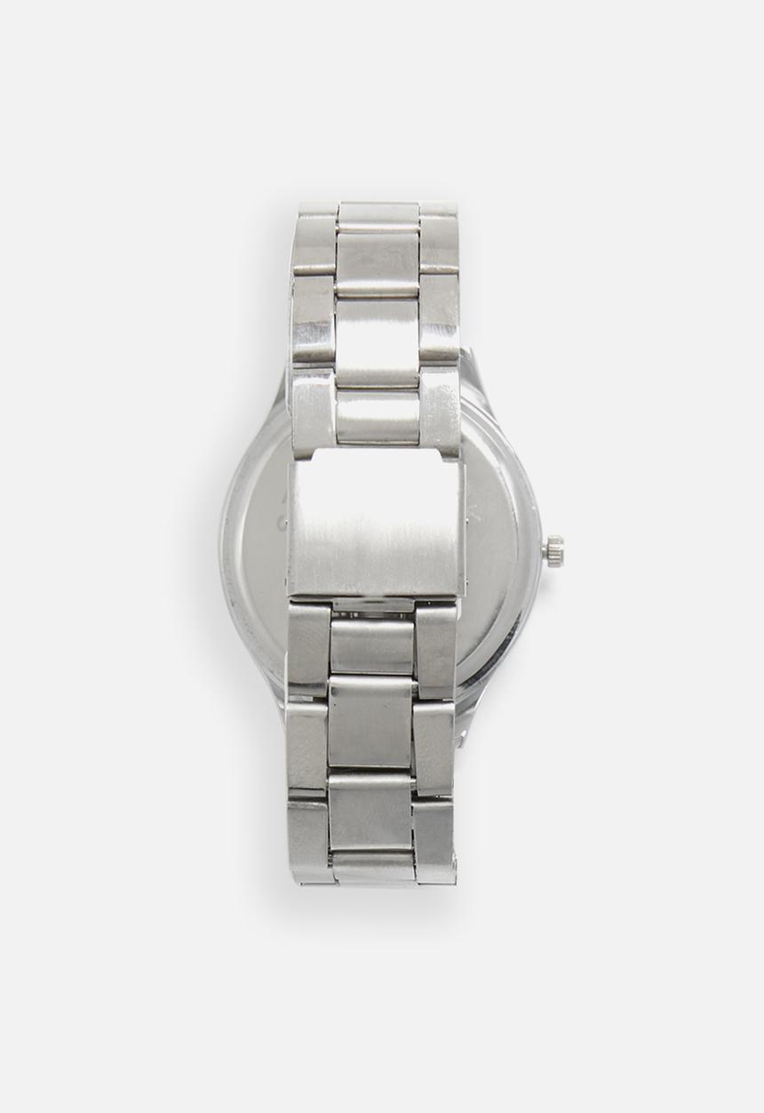 STYLE REPUBLIC - Round analogue watch design - silver