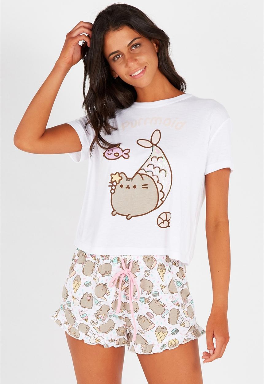 Supré  - License sleep short - white