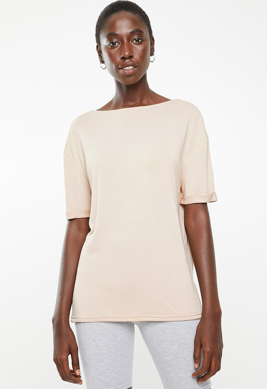 Superbalist - Cross back T-shirt - pink