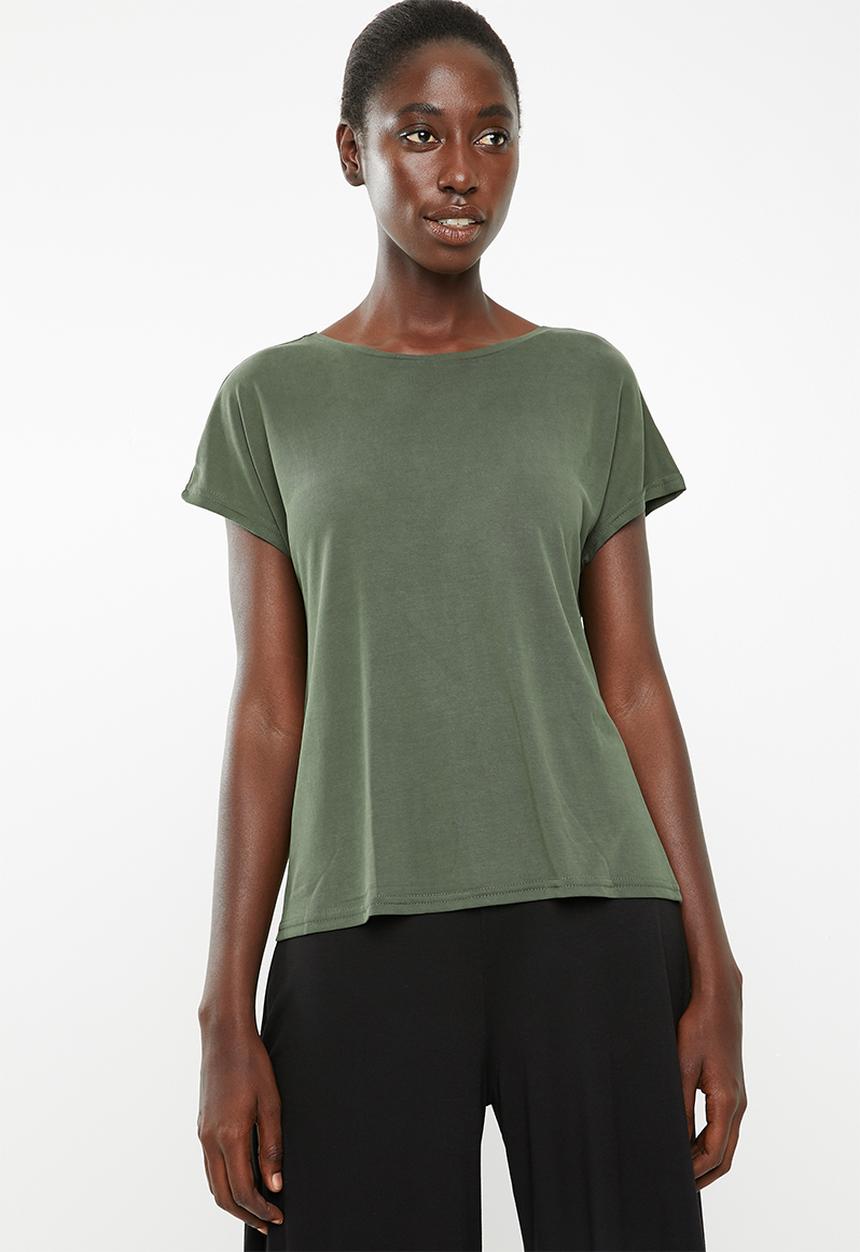 Superbalist - Knot back T-shirt - green