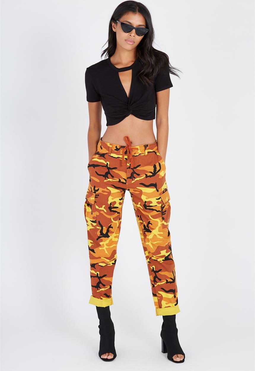 Supré  - Twist chocker top - black