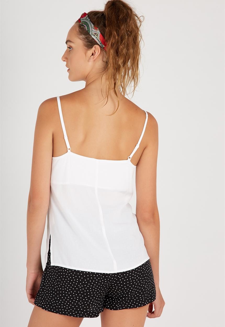 Supré  - Pip basic cami - white