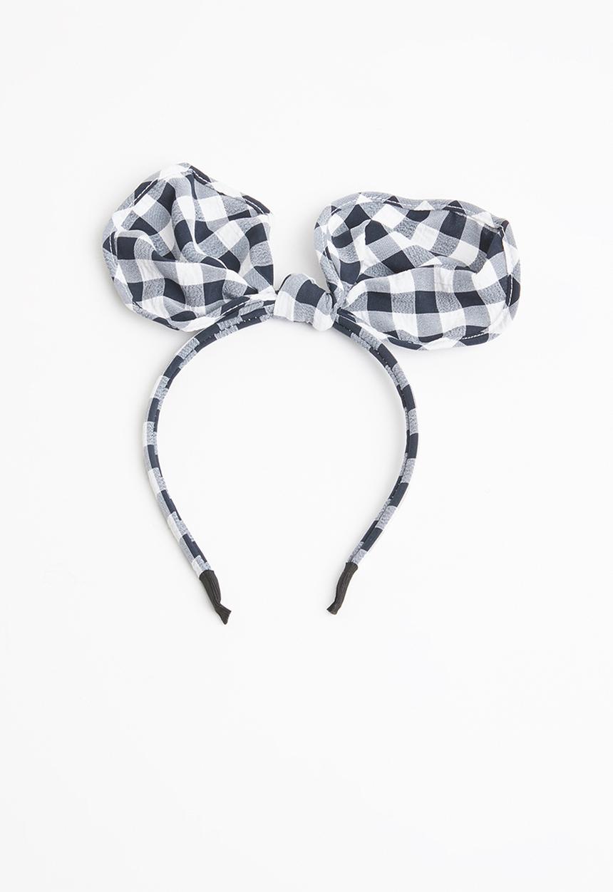 Superbalist - Kids girls check ear shape head band - multi
