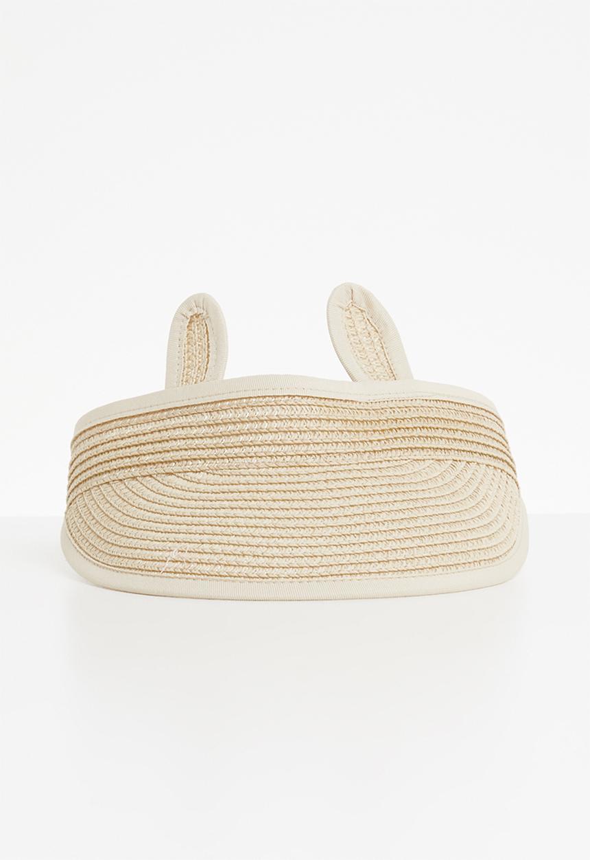 Superbalist - Kids girls ear straw hat - beige