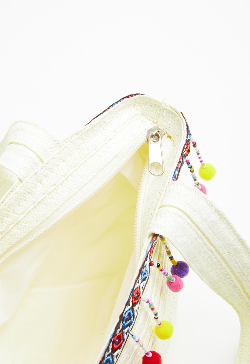 Superbalist - Kids girls 2 pack straw hat/bag - white