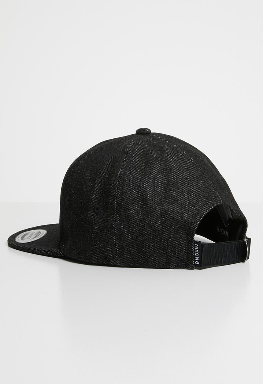 Nixon - Mason strap back cap - black