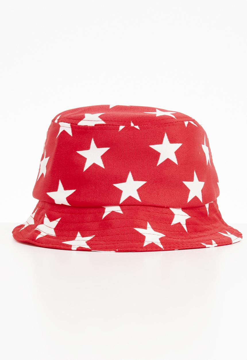 Superbalist - Kids boys star bucket hat - red