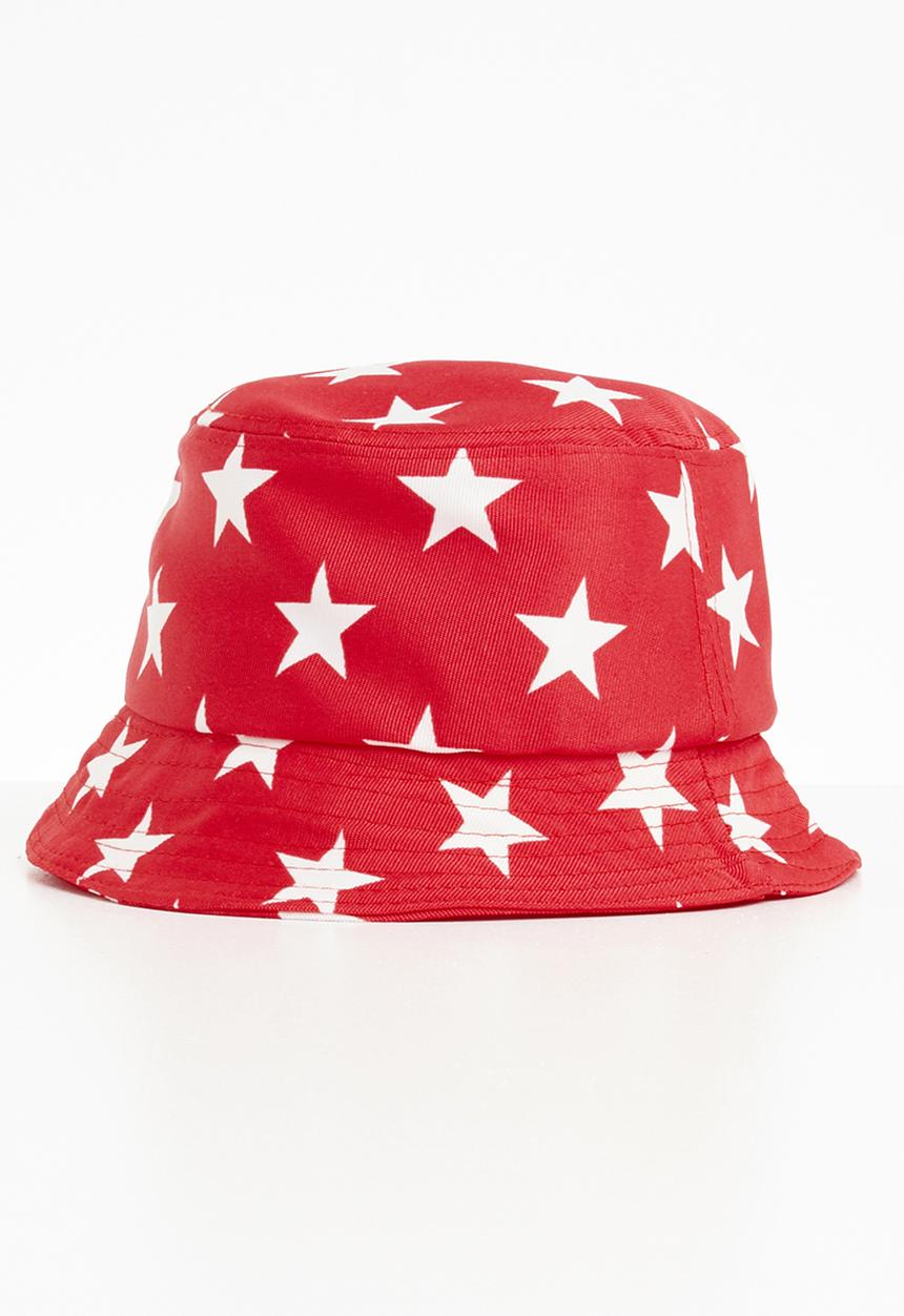 Superbalist - Kids boys star bucket hat - red