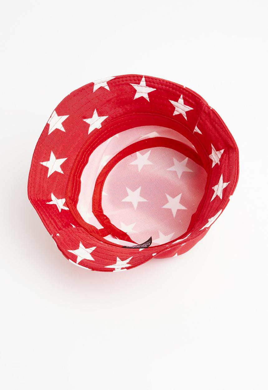 Superbalist - Kids boys star bucket hat - red