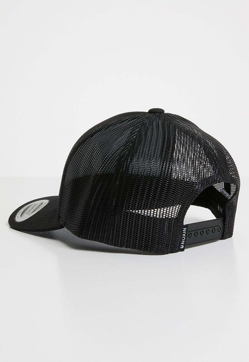 Nixon - Iconed trucker cap - black