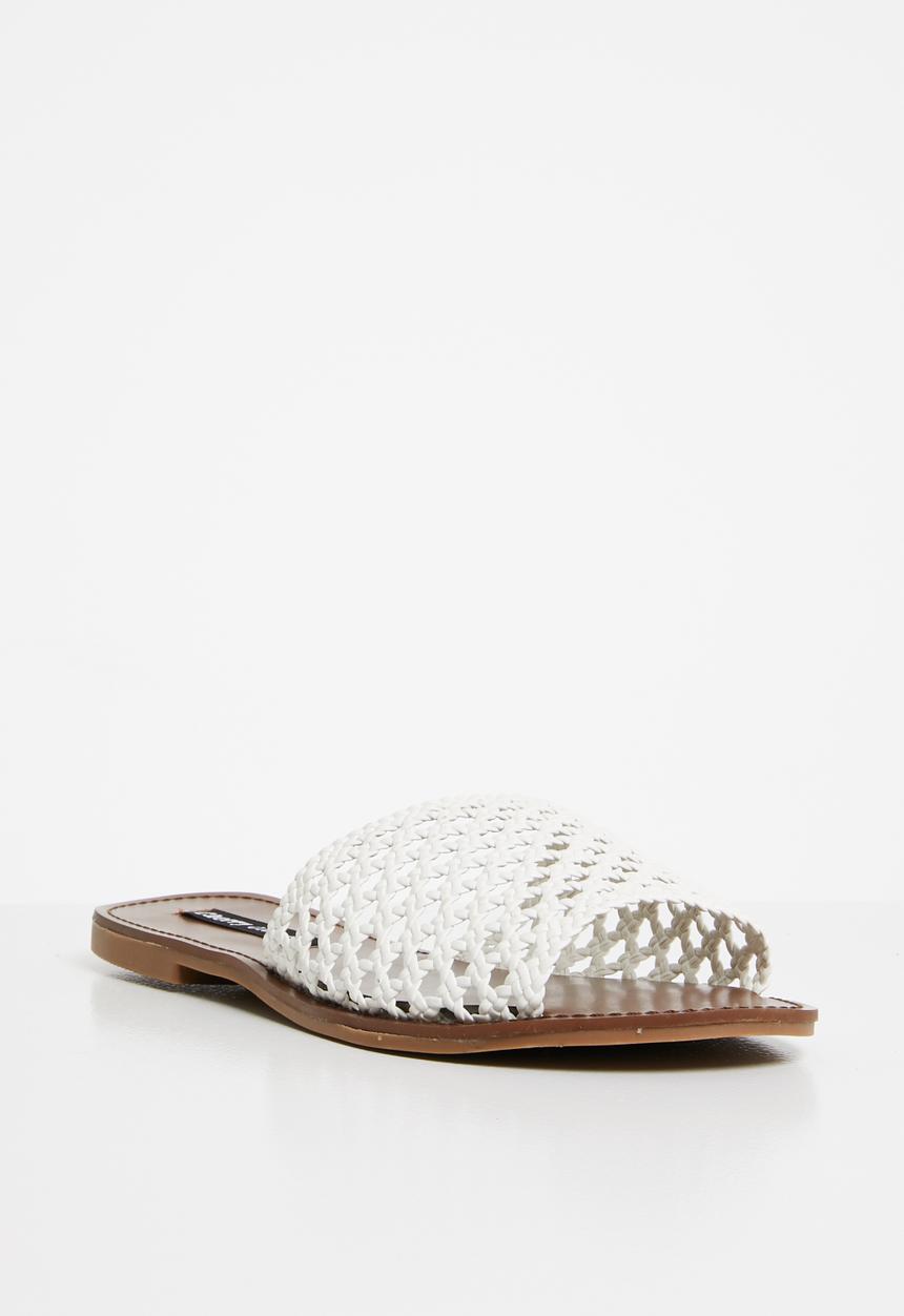 Cherry Collection - Caralina woven sandal - white