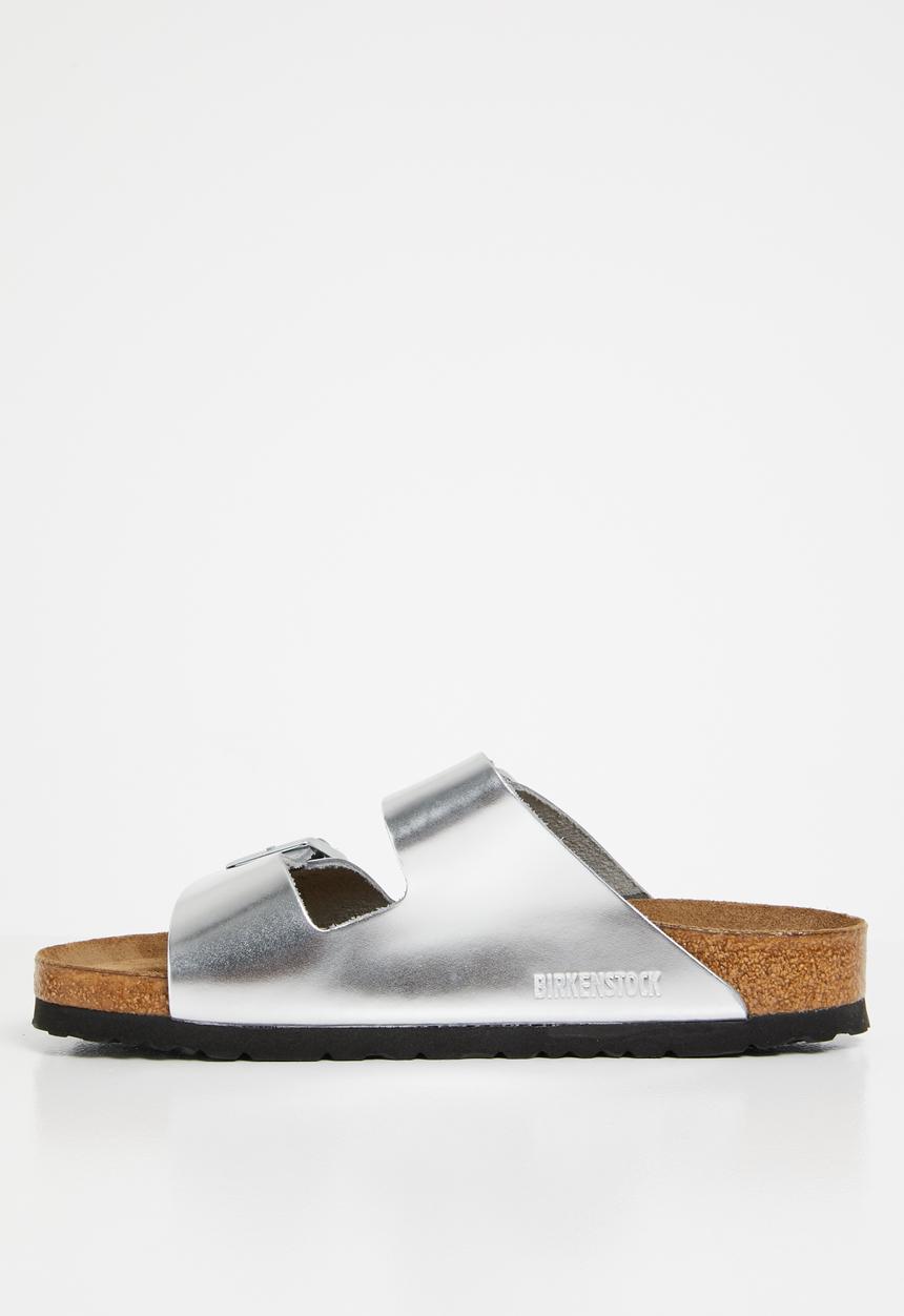 Birkenstock - Arizona wider fit - metallic silver