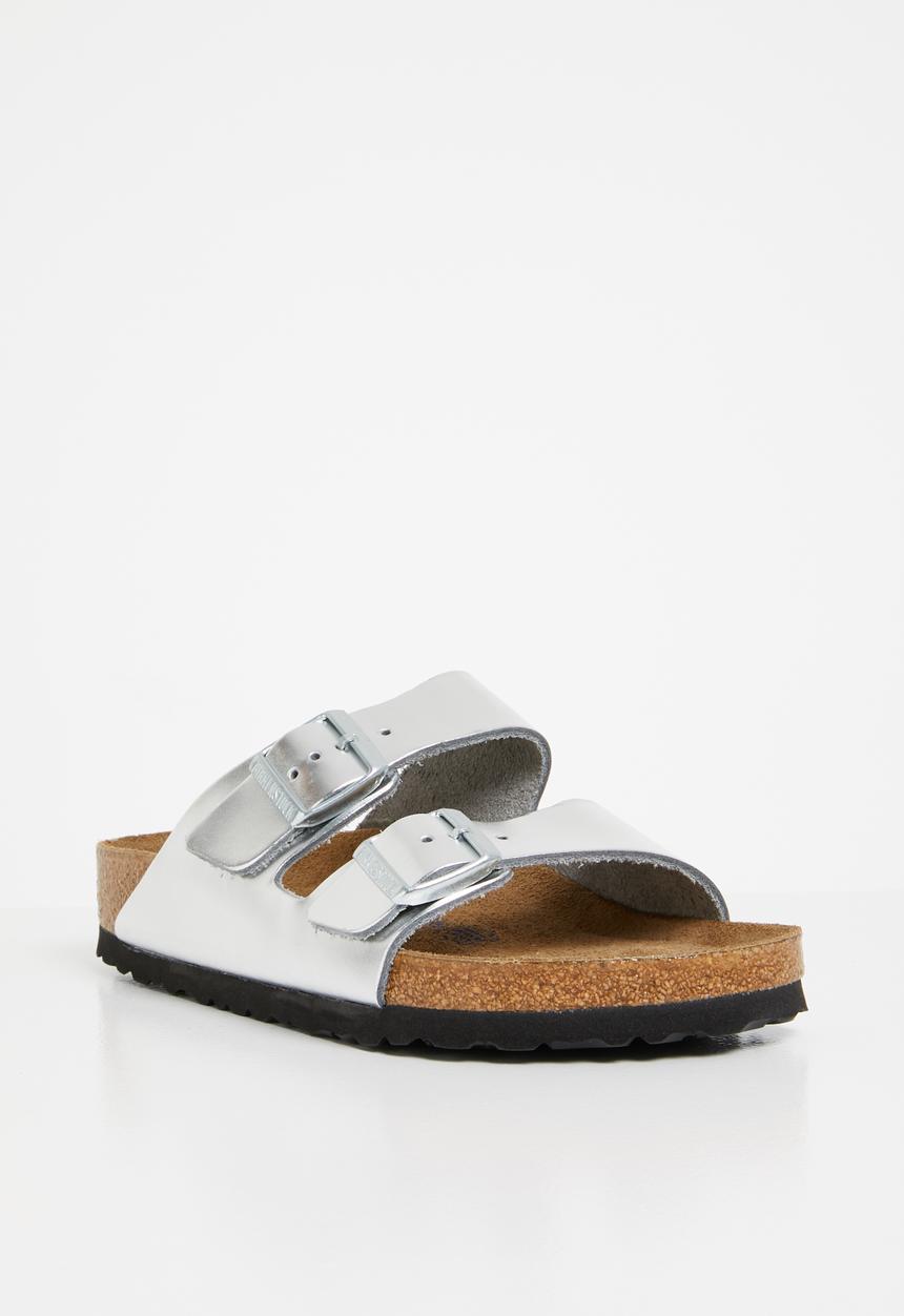 Birkenstock - Arizona wider fit - metallic silver