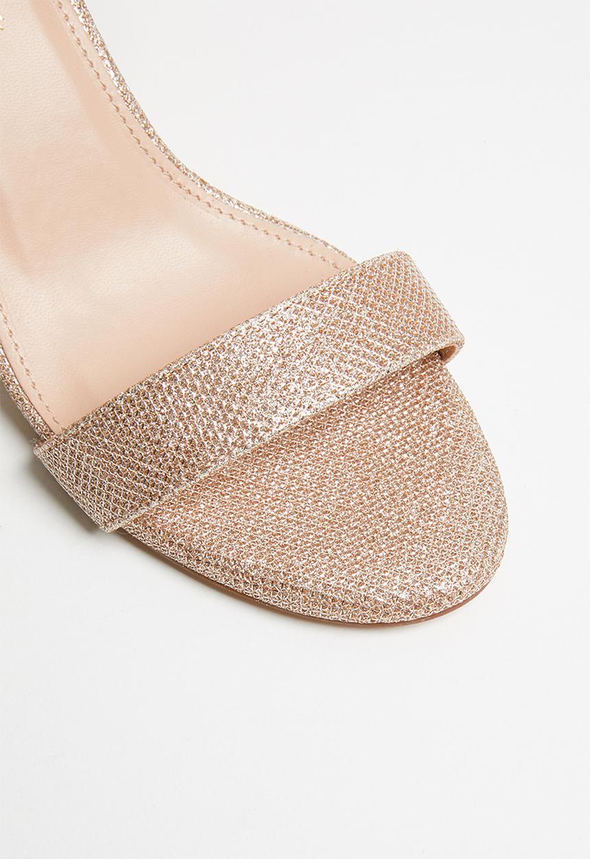 SISSY BOY - Ankle strap heels - rose gold