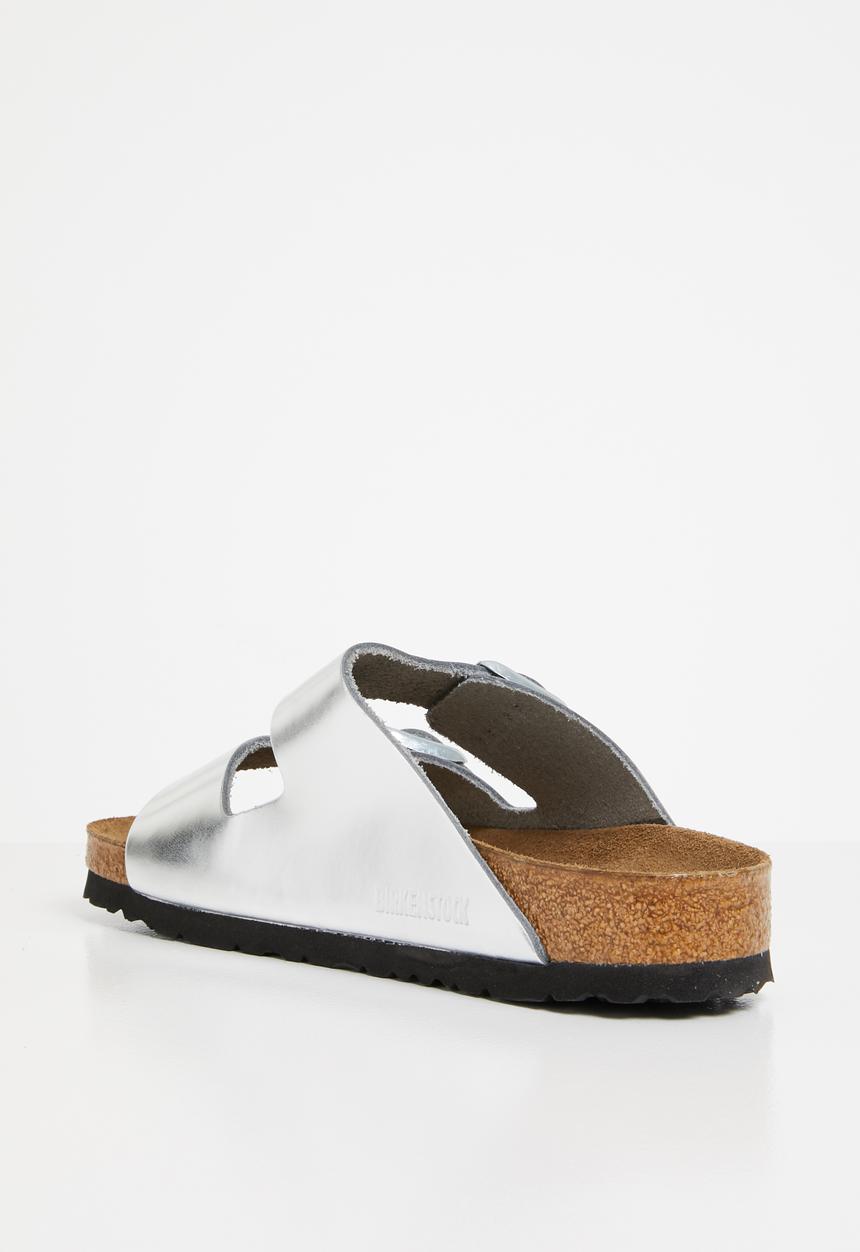 Birkenstock - Arizona wider fit - metallic silver