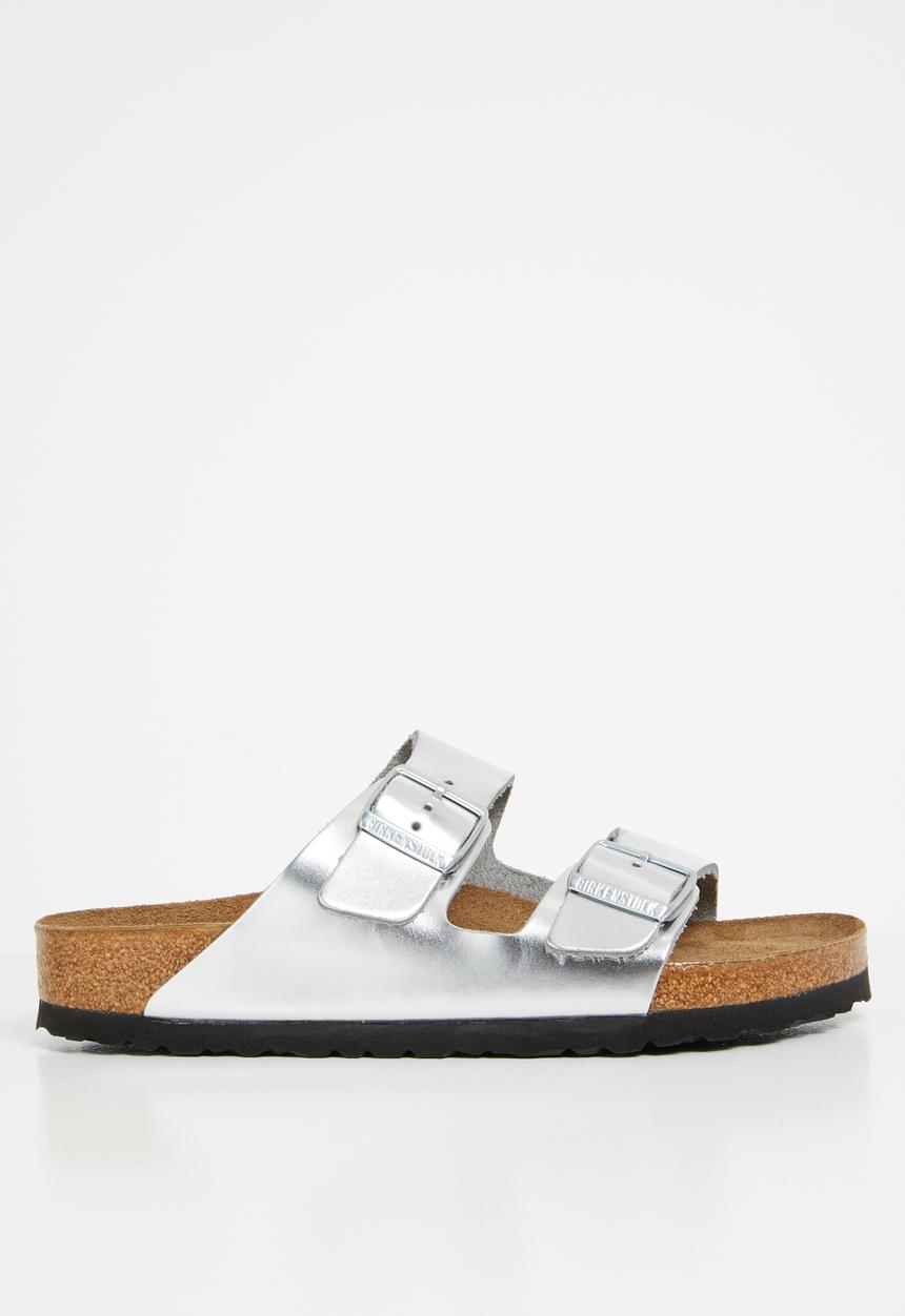 Birkenstock - Arizona wider fit - metallic silver
