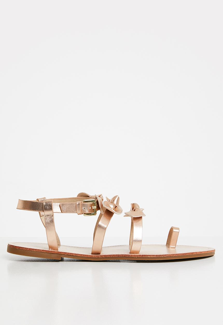 Miss Black - Hania sandal - rose gold