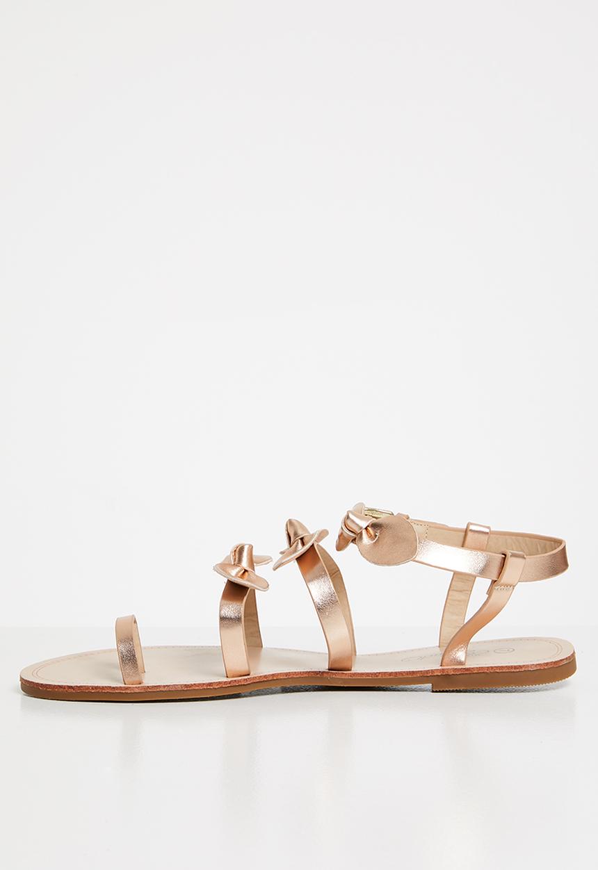 Miss Black - Hania sandal - rose gold