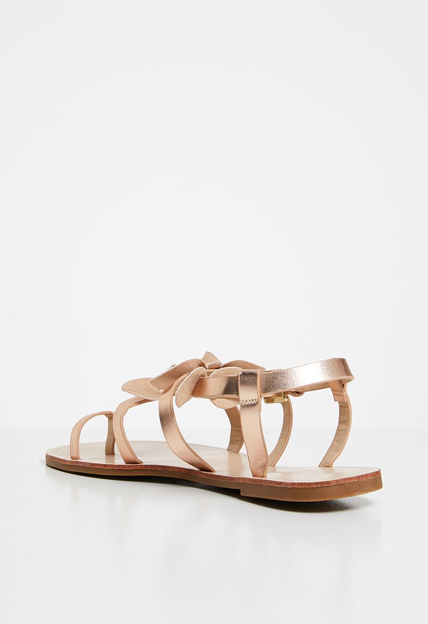 Miss Black - Hania sandal - rose gold