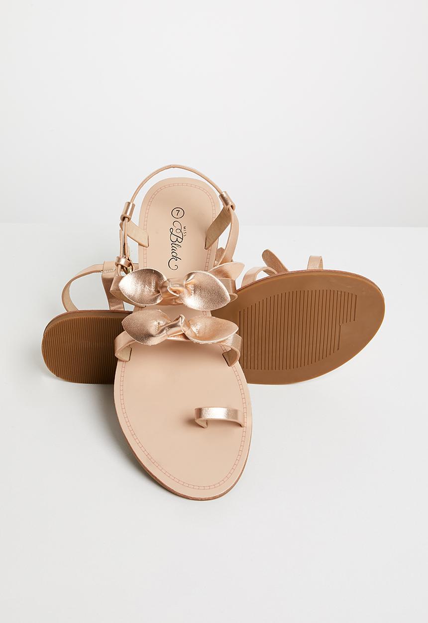 Miss Black - Hania sandal - rose gold