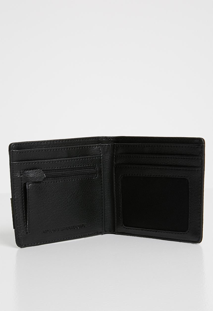 Nixon - Showdown bi-fold zip wallet - black & khaki