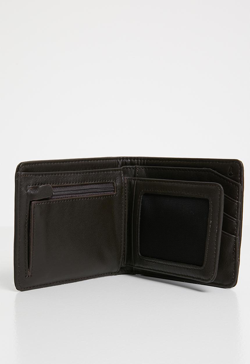Nixon - Satellite big bill bi-fold wallet  - brown