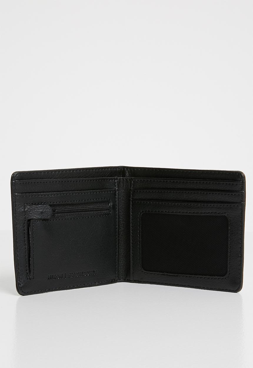 Nixon - Showdown bi-fold zip wallet - brown
