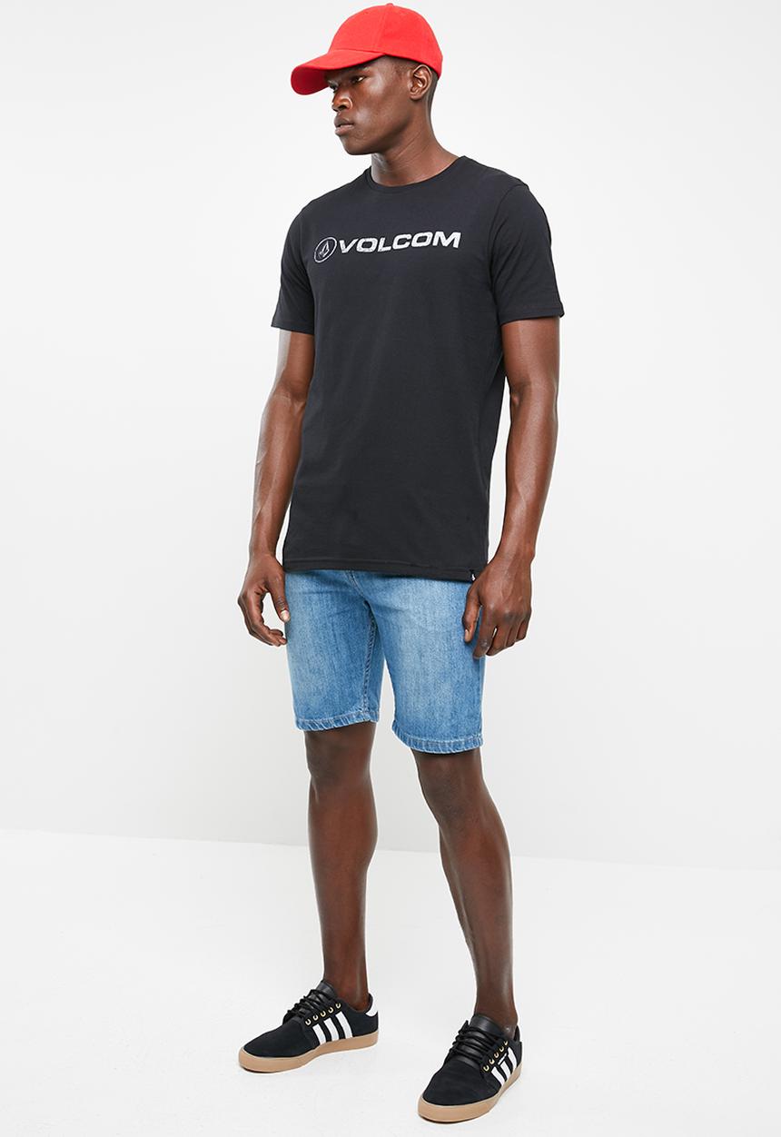 Volcom - Euro pencil short sleeve T-shirt - black