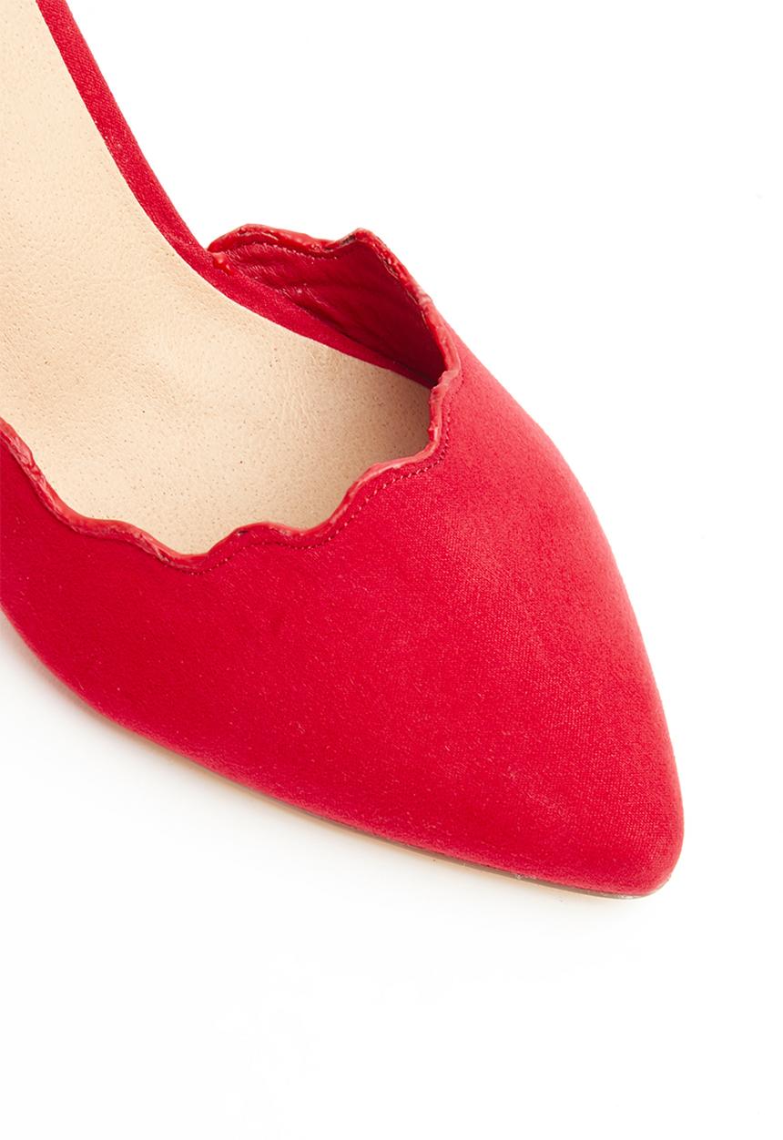 Madison® - Ankle strap heels - red