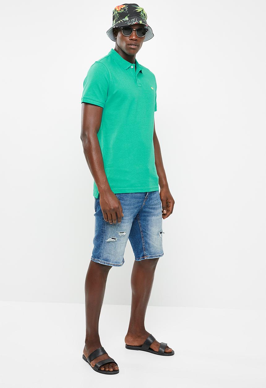 STYLE REPUBLIC - Crown piquet golfer - green