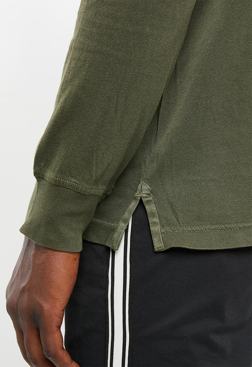 STYLE REPUBLIC - Pigment long sleeve golfer - green