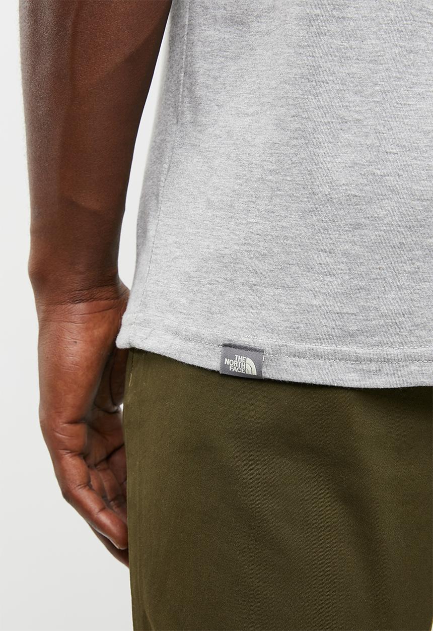 The North Face - Short sleeve fine tee - grey 