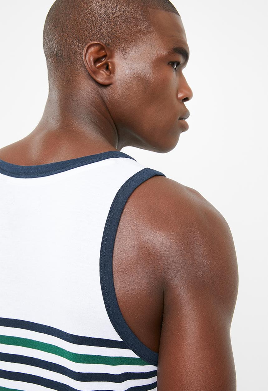 Brave Soul - Naval scoop neck vest - green