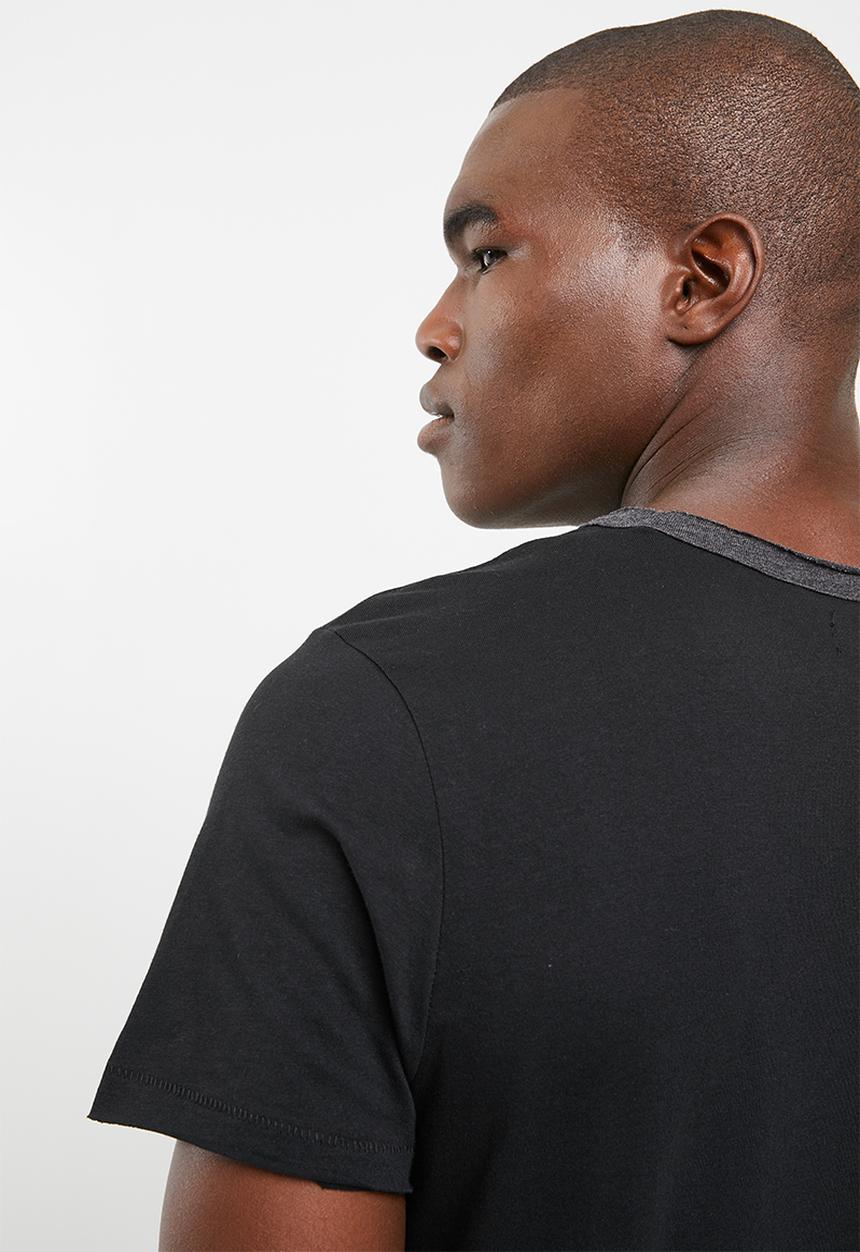 Brave Soul - Haus short sleeve tee - black
