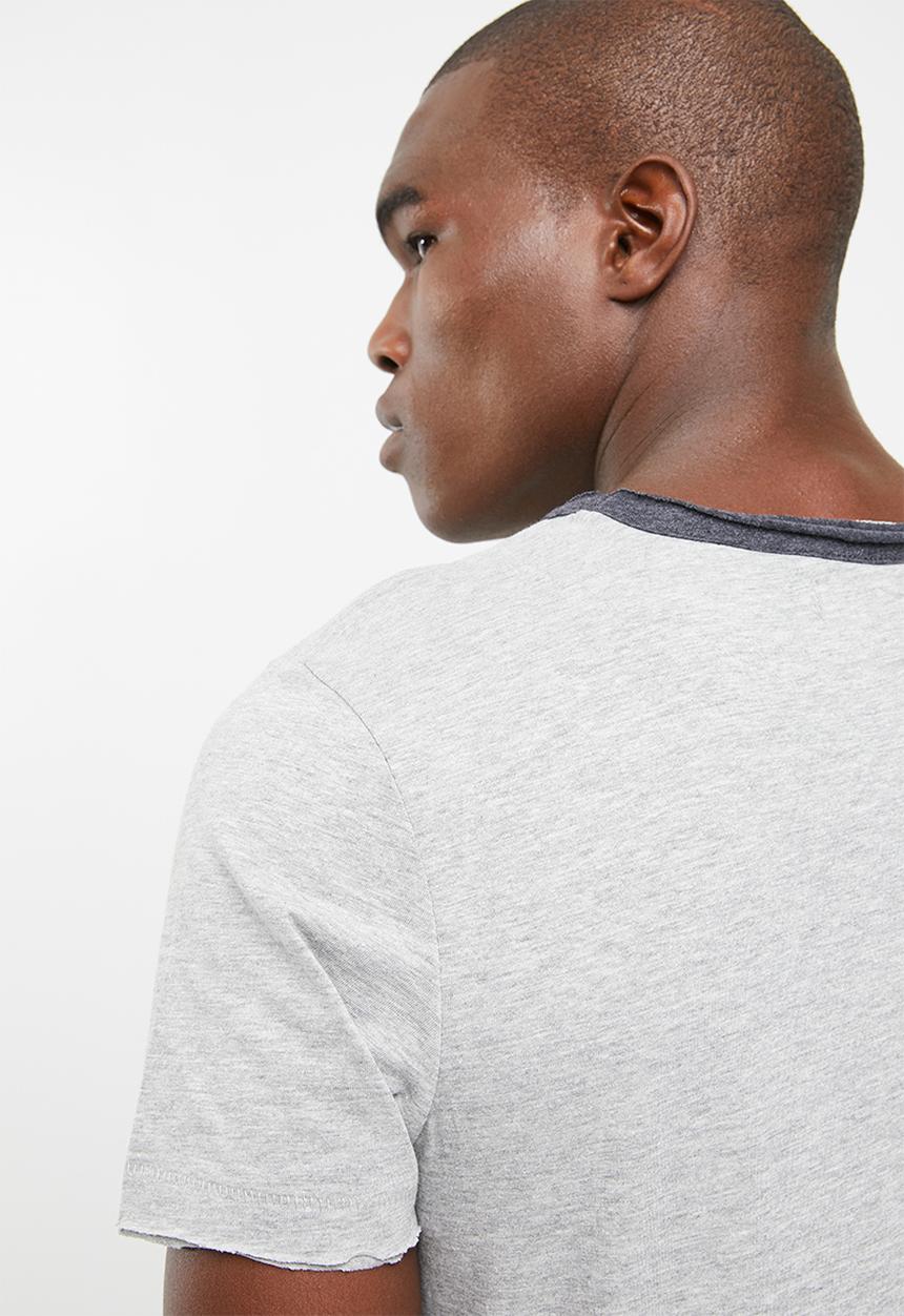 Brave Soul - Haus short sleeve tee - grey