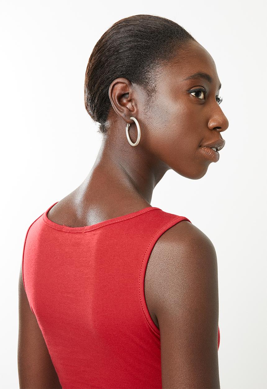 Superbalist - 2 pack boatneck bodysuit - red & white