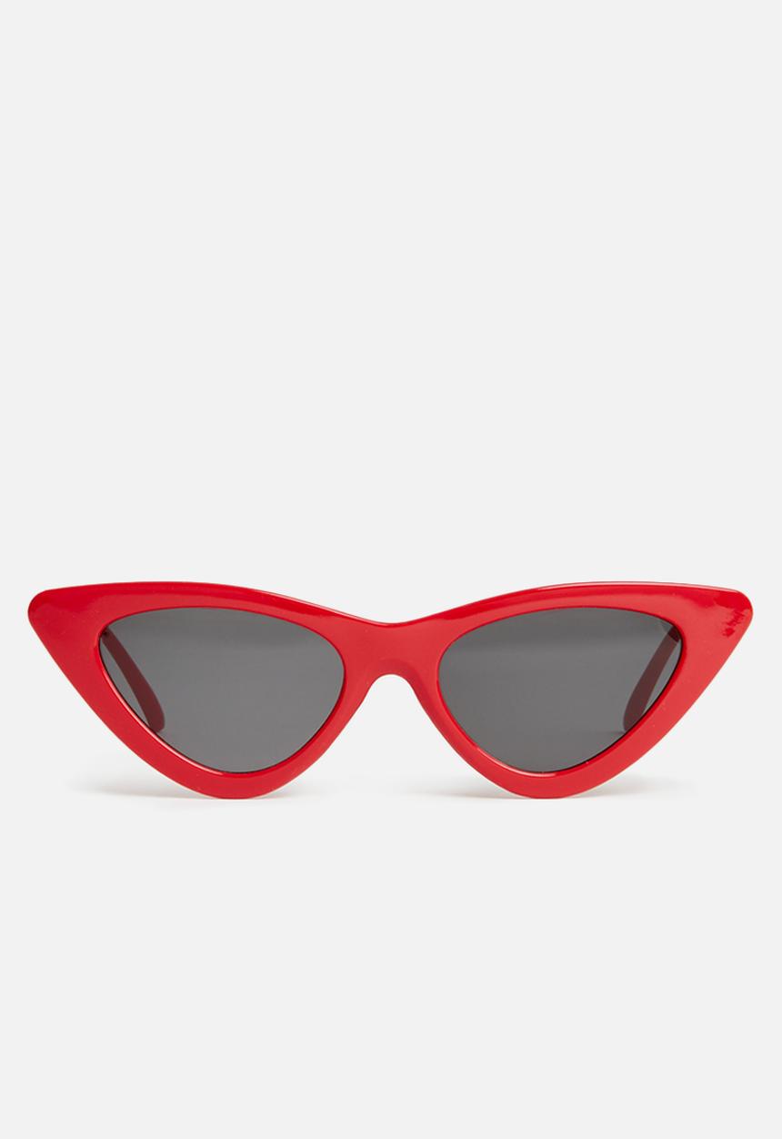 Superbalist - Kids girls cats eye sunglasses - red