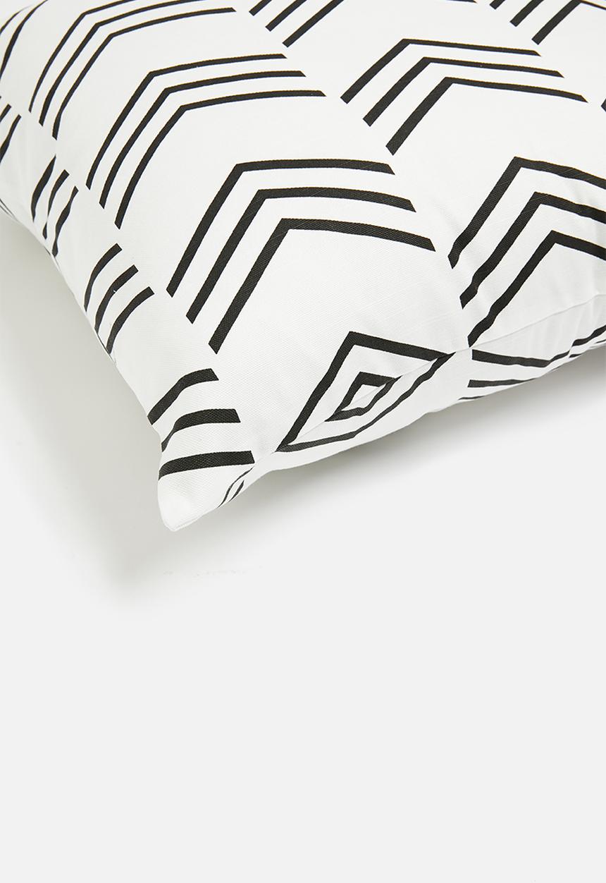 Sixth Floor - June cushion cover - black & white