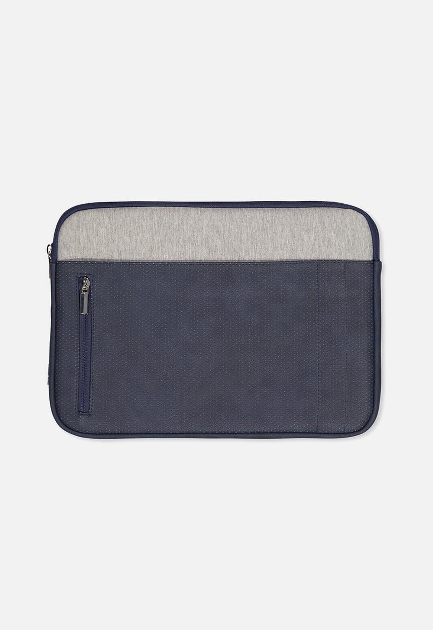 Typo - Take charge 13 inch laptop cover - navy & grey