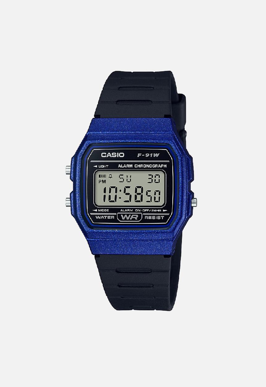 Casio - Digital wrist watch - blue & black