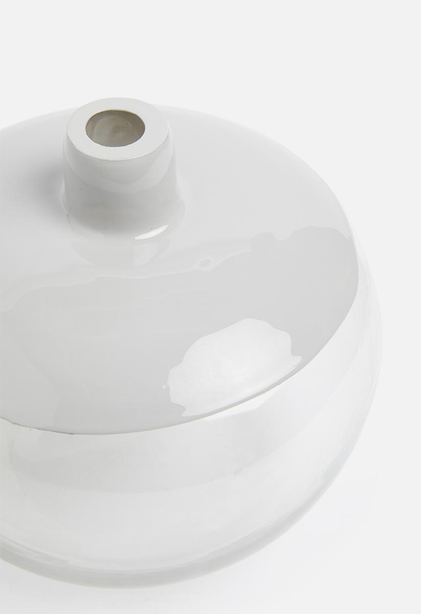 Sixth Floor - Echo glass vase - grey