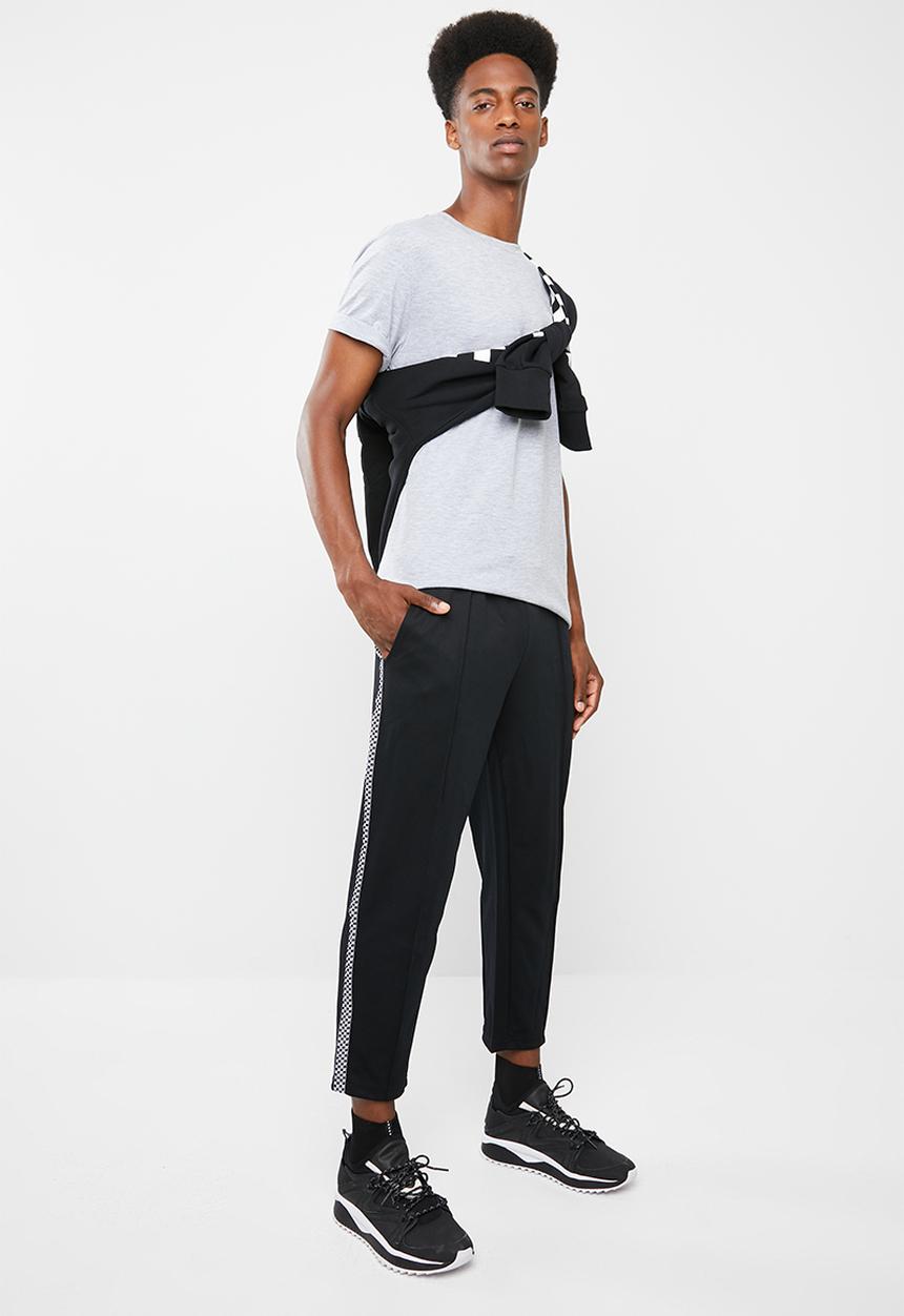 Only & Sons - Race cropped wide leg - black 