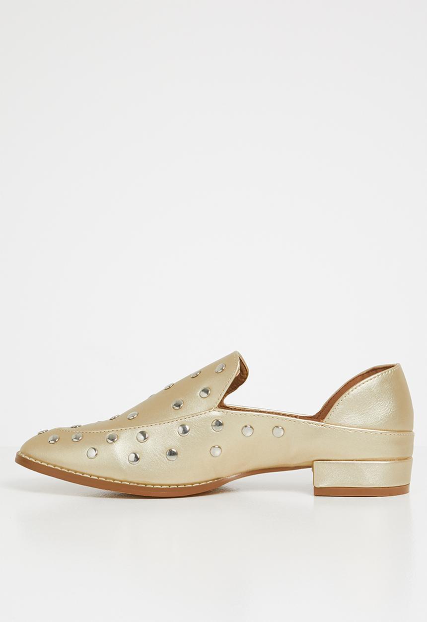 Miss Black - Anovic loafers - gold