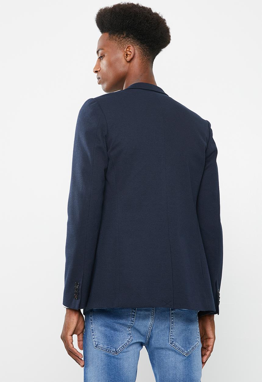 New Look - Pique blazer - navy 
