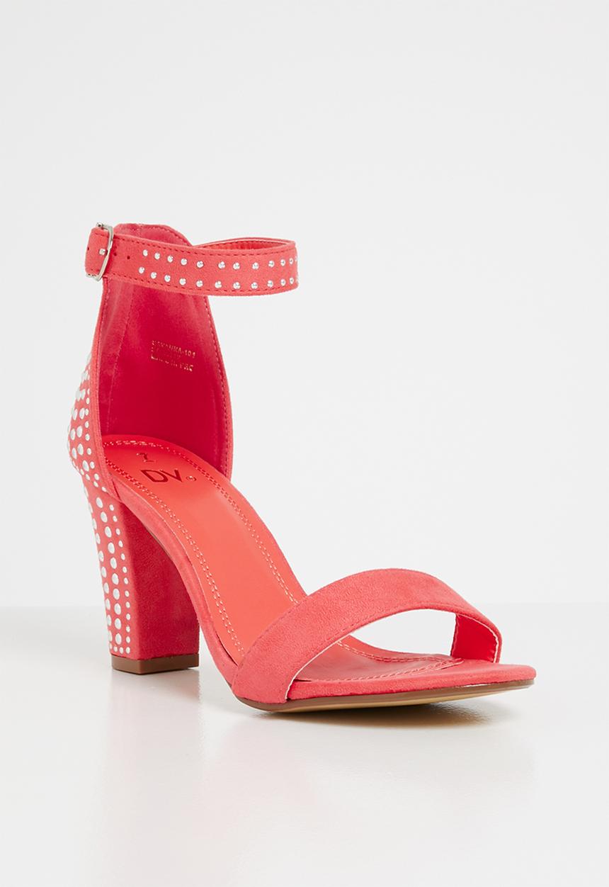 Dolce Vita - Savanna ankle strap heels - coral
