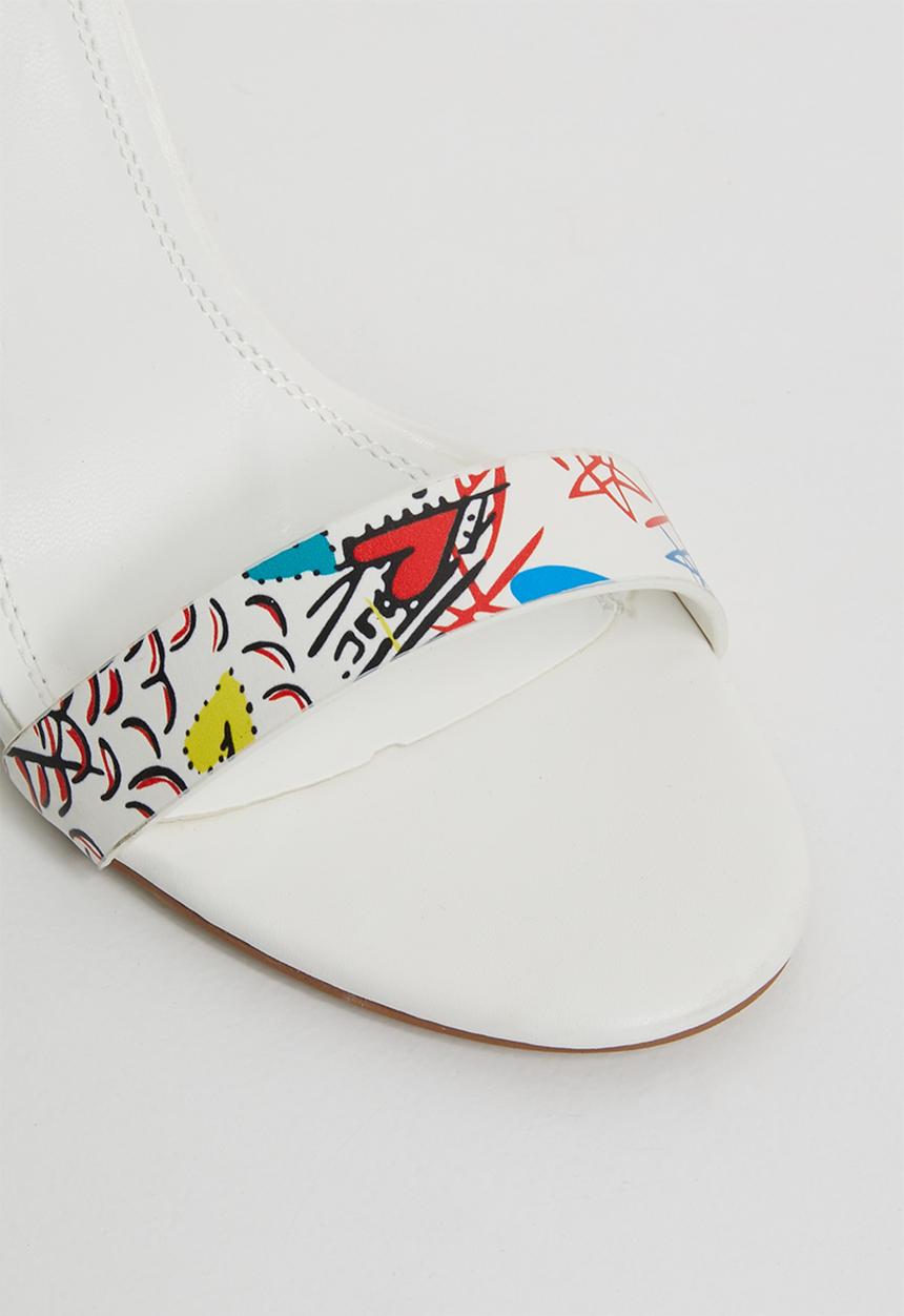 Dolce Vita - Nolan ankle strap heels - white