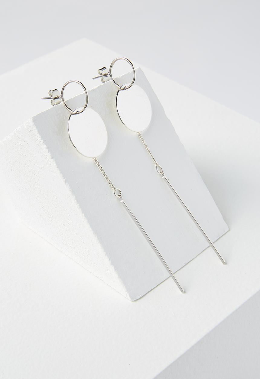 Rubi - Brianna earrings - silver