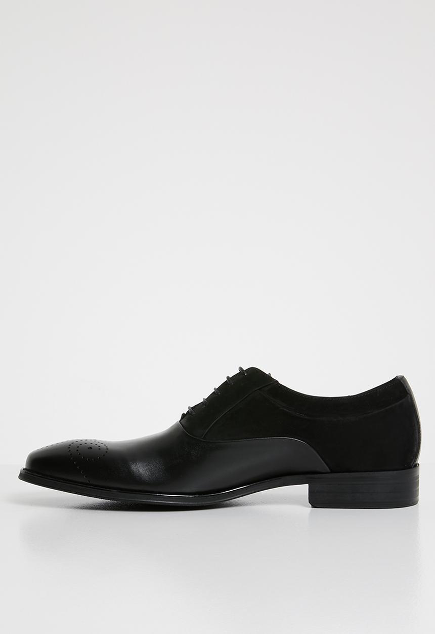 POLO - Oxford punched vamp - black