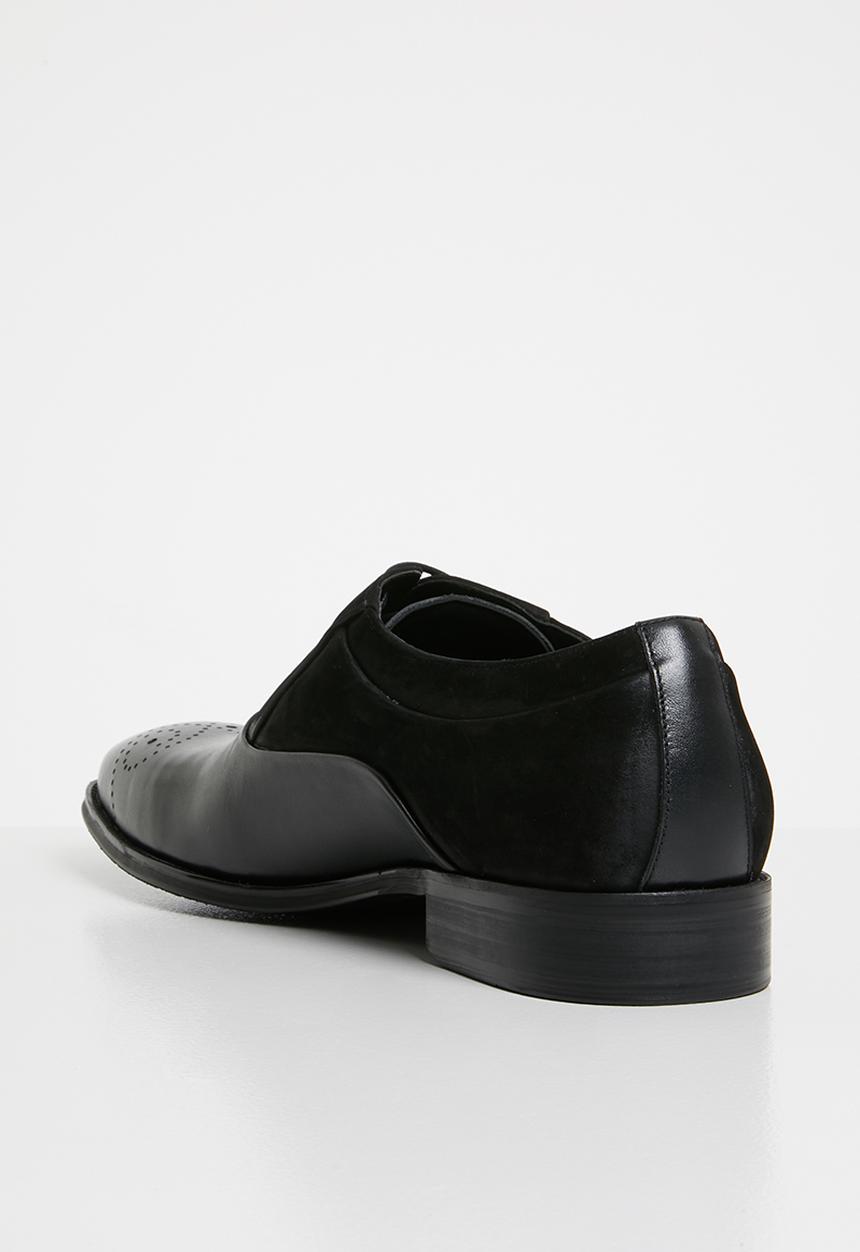 POLO - Oxford punched vamp - black