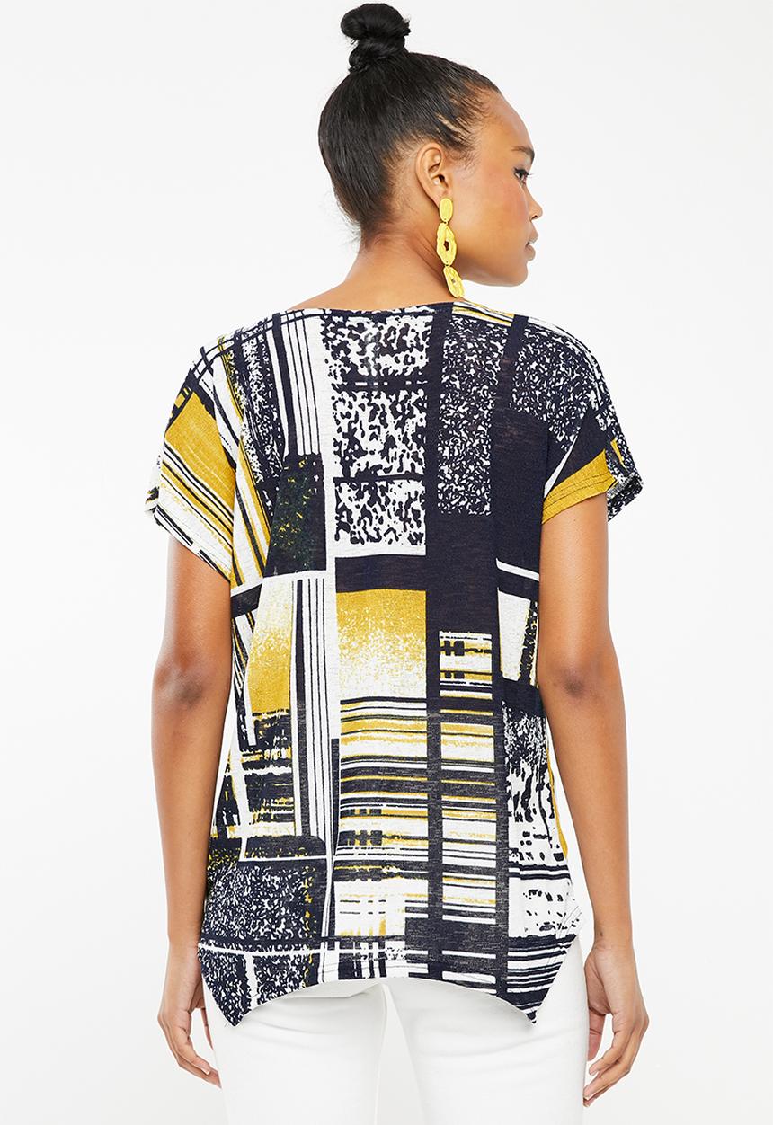 Revenge - Cap sleeve top - multi